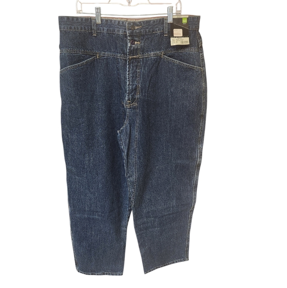 NWT Vintage 90s Marithe Francois girbaud jeans size 38w 30l dark blue